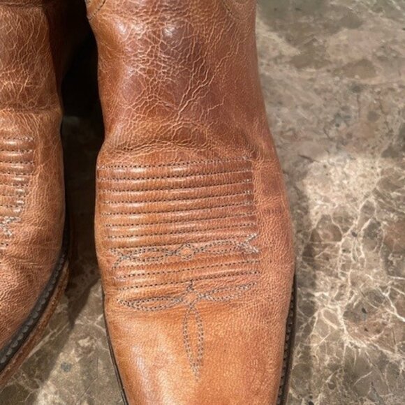Lucchese Vintage 1883 Cowboy Boots Hand Stitched – Sz 7 - Picture 13 of 15
